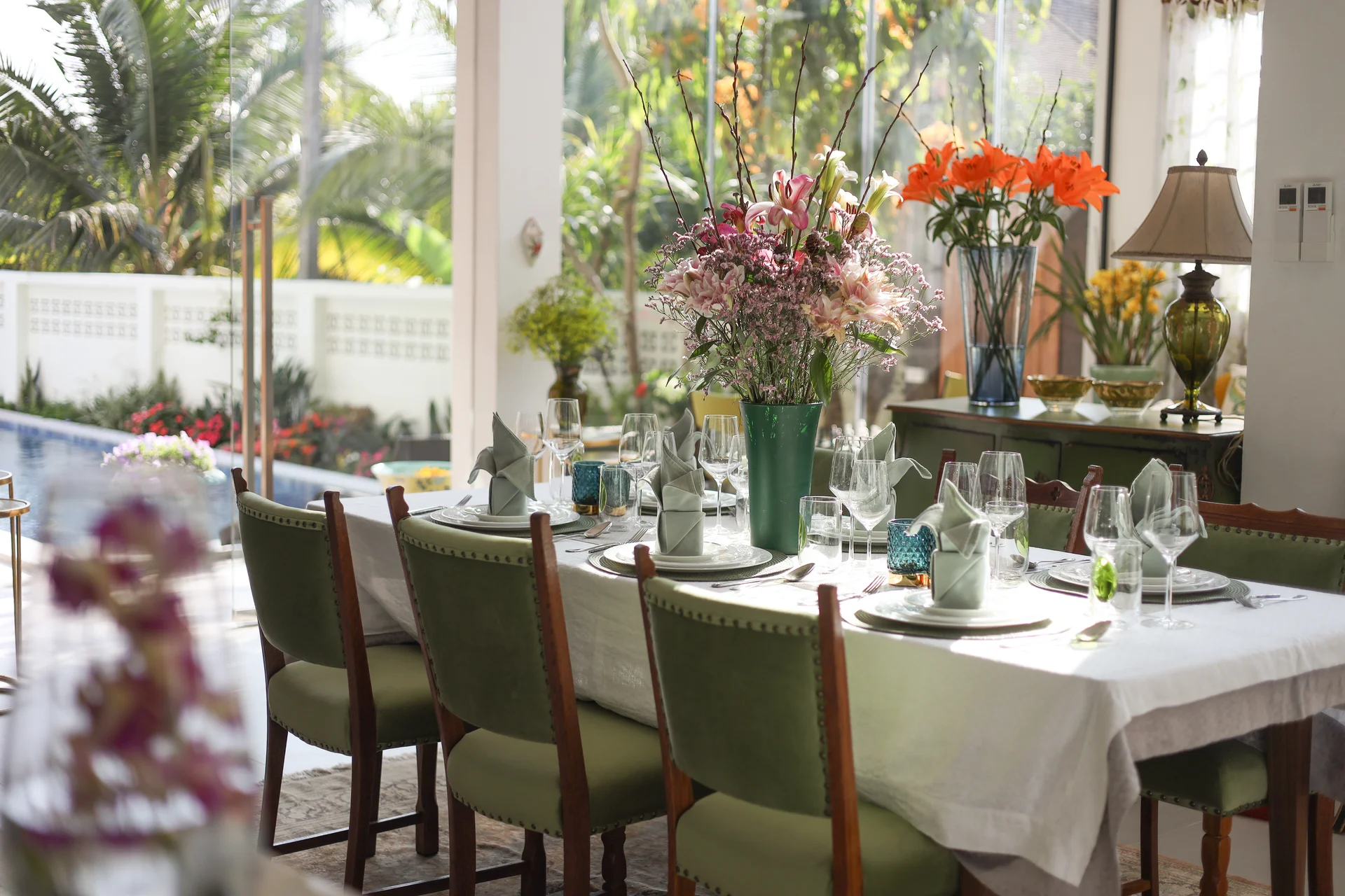 Our private chef will be preparing meals for you to dine in style